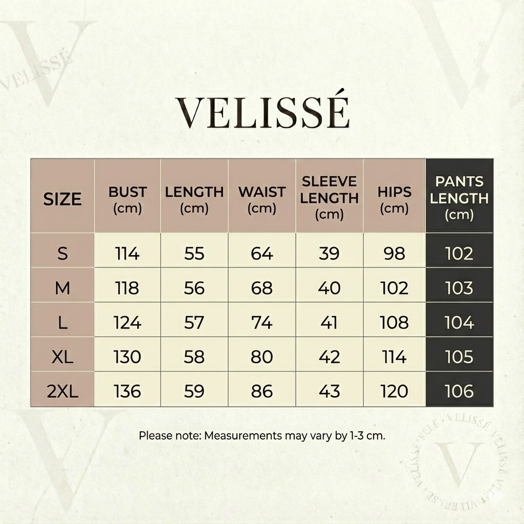 Velissé Lounge Suit Set – Cardigan & Wide Leg Pants